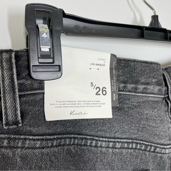 New Kancan for VICI High Rise Distressed Mom Jean in Washed Black - Picture 6 of 10